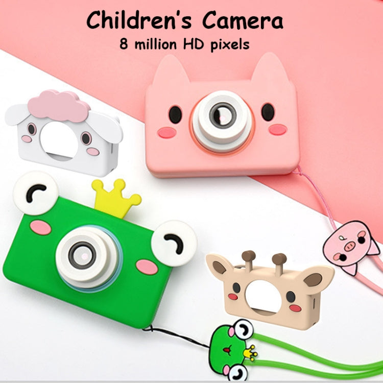 D9 8.0 Mega Pixel Lens Fashion Thin and Light Mini Digital Sport Camera with 2.0 inch Screen & Elk Shape Protective Case & 32G Memory for Children - Children Cameras by PMC Jewellery | Online Shopping South Africa | PMC Jewellery | Buy Now Pay Later Mobicred