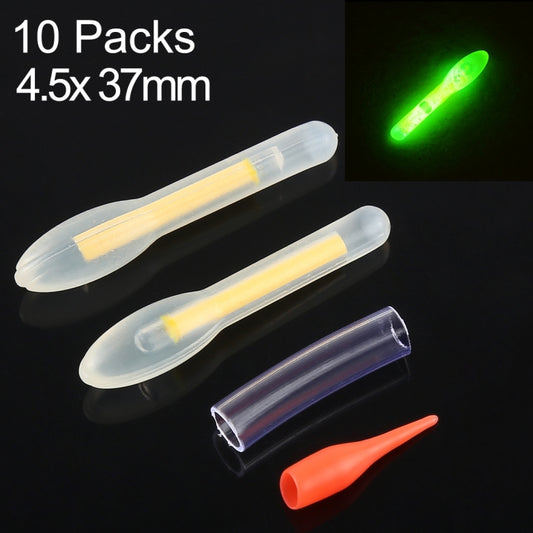 10 Packs OCEAN SUN Bulb Shape Luminous Float Night Fishing Light Stick, Visibility: 50m, Size: 4.5 x 37mm - Fishing Float by PMC Jewellery | Online Shopping South Africa | PMC Jewellery | Buy Now Pay Later Mobicred