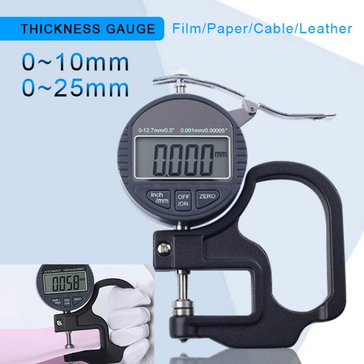 0-25mm Range 30mm Probe Digital Display Micrometer Thickness Gauge - Coating Thickness Gauge by PMC Jewellery | Online Shopping South Africa | PMC Jewellery | Buy Now Pay Later Mobicred