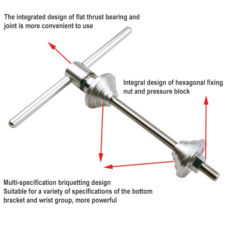 BIKERSAY BT040B Bike Axle Cente Press-In Shaft Static Installation Disassembly Tool - Maintenance tools by BIKERSAY | Online Shopping South Africa | PMc TechLife | Buy Now Pay Later Mobicred