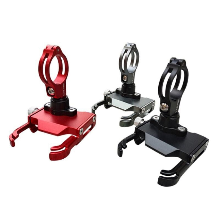 BIKERSAY MP008 Bike Motorcycle Aluminum Alloy Phone Holder Handlebar Clips (Red) - Holders by BIKERSAY | Online Shopping South Africa | PMC Jewellery | Buy Now Pay Later Mobicred