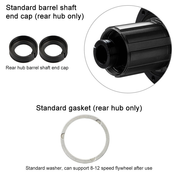 GUB 1421 Carbon Fiber Disc Bike Hub - free shipping - PMc TechLife - Order now!
