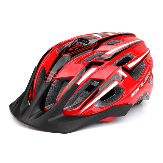 GUB A2 Unisex Bicycle Helmet With Tail Light(Red Black) - Protective Helmet & Masks by GUB | Online Shopping South Africa | PMC Jewellery | Buy Now Pay Later Mobicred