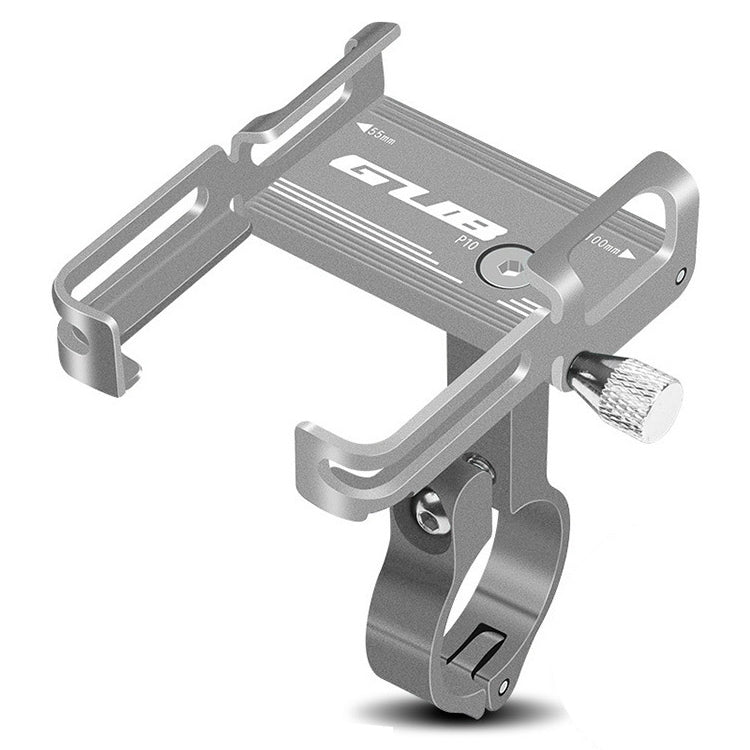 GUB P10 Aluminum Bike Phone Holder(Titanium Color) - Holders by GUB | Online Shopping South Africa | PMC TechLife | Buy Now Pay Later Mobicred
