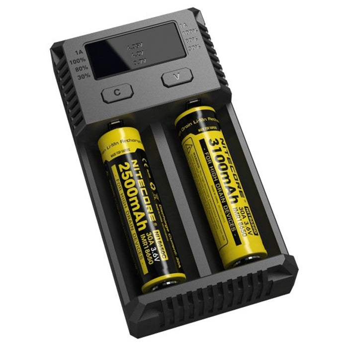 Nitecore NEW i2 Intelligent Digi Smart Charger with LED Indicator for 14500, 16340 (RCR123), 18650, 22650, 26650, Ni-MH and Ni-Cd (AA, AAA) Battery - Charger & Converter by PMC Jewellery | Online Shopping South Africa | PMC Jewellery | Buy Now Pay Later Mobicred