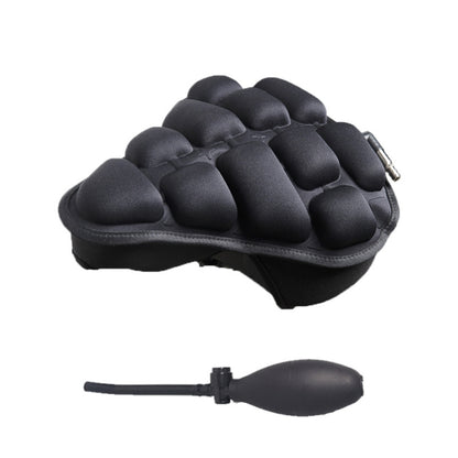 BC-203 2.0 M Size Bicycle Foldable Inflatable Airbag Cushion Seat Cover with Inflator (Black) - Others by PMC Jewellery | Online Shopping South Africa | PMC Jewellery