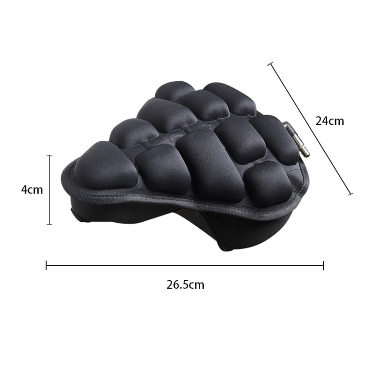 BC-203 2.0 M Size Bicycle Foldable Inflatable Airbag Cushion Seat Cover with Inflator (Black) - Others by PMC Jewellery | Online Shopping South Africa | PMC Jewellery