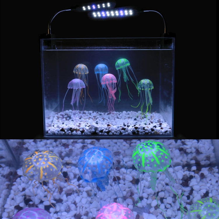 Aquarium Articles Decoration Silicone Simulation Fluorescent Sucker Jellyfish, Size: 8*20cm(Purple) - free shipping - PMc TechLife - Order now!