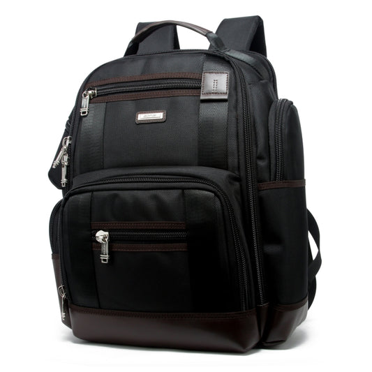 Bopai 11-85301 15.6 inch Large Capacity Multi-layer Zipper Bag Design Breathable Laptop Backpack, Size: 35 x 20 x 43cm(Black) - Backpack by Bopai | Online Shopping South Africa | PMC Jewellery | Buy Now Pay Later Mobicred