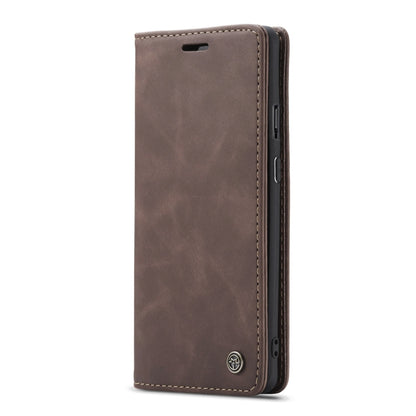 CaseMe-013 Multifunctional Retro Frosted Horizontal Flip Leather Case for OnePlus 7 Pro, with Card Slot & Holder & Zipper Wallet & Photo Frame(Coffee) - OnePlus Cases by CaseMe | Online Shopping South Africa | PMC Jewellery | Buy Now Pay Later Mobicred