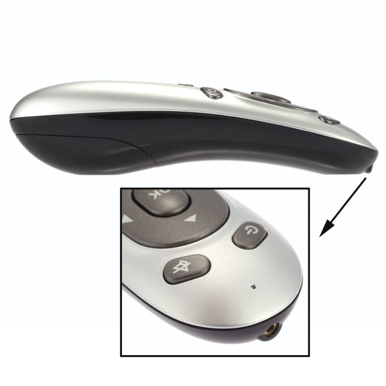 PR-07 2.4G Multifunctional 6-axis Gyro PC Wireless Presenter Remote Control PPT Presentation Air Mouse , Support Windows XP /  Vista / Win7 / Win8 / Android 4.0 and Above Version , Effective Distance: 15m(Grey) -  by PMC Jewellery | Online Shopping South Africa | PMC Jewellery | Buy Now Pay Later Mobicred