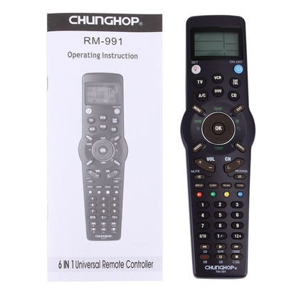 CHUNGHOP RM-L991 Universal LCD Remote Controller with Learning Function for TV VCR SAT CBL DVD CD A/C - Universal by CHUNGHOP | Online Shopping South Africa | PMC Jewellery | Buy Now Pay Later Mobicred