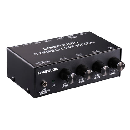 LINEPAUDIO B895 Five-channel Stereo Microphone Mixer with Earphone Monitoring(Black) -  by PMC Jewellery | Online Shopping South Africa | PMC Jewellery | Buy Now Pay Later Mobicred