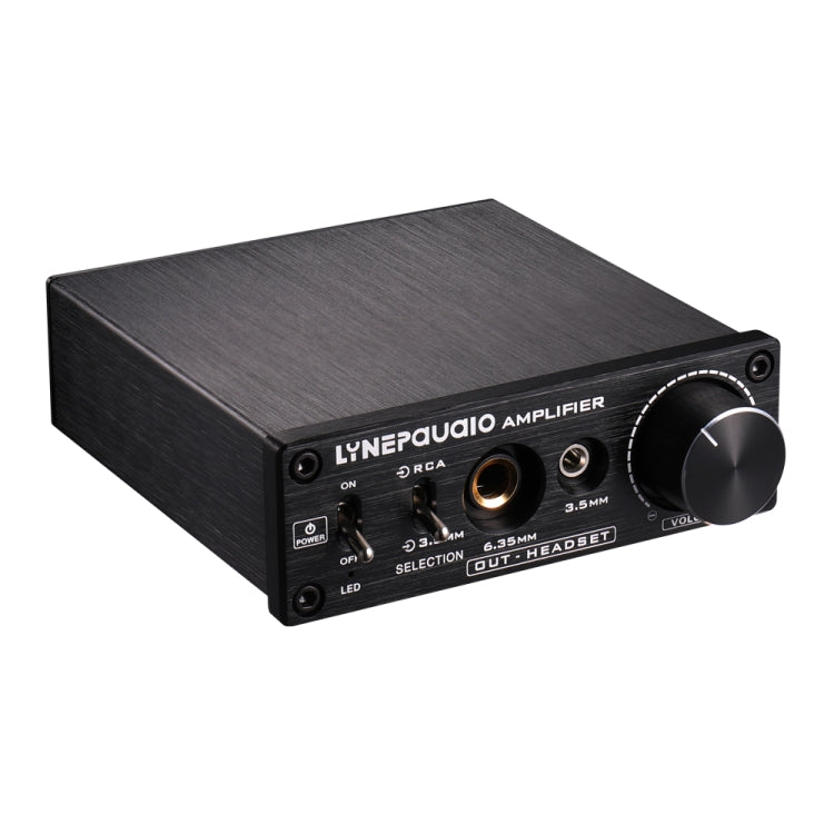 LINEPAUDIO B899 Pre-stage Stereo Signal Amplifier Booster Dual Sound Source Headphone Amplifier 2 in 3 out with Volume Control (Black) -  by PMC Jewellery | Online Shopping South Africa | PMC Jewellery | Buy Now Pay Later Mobicred