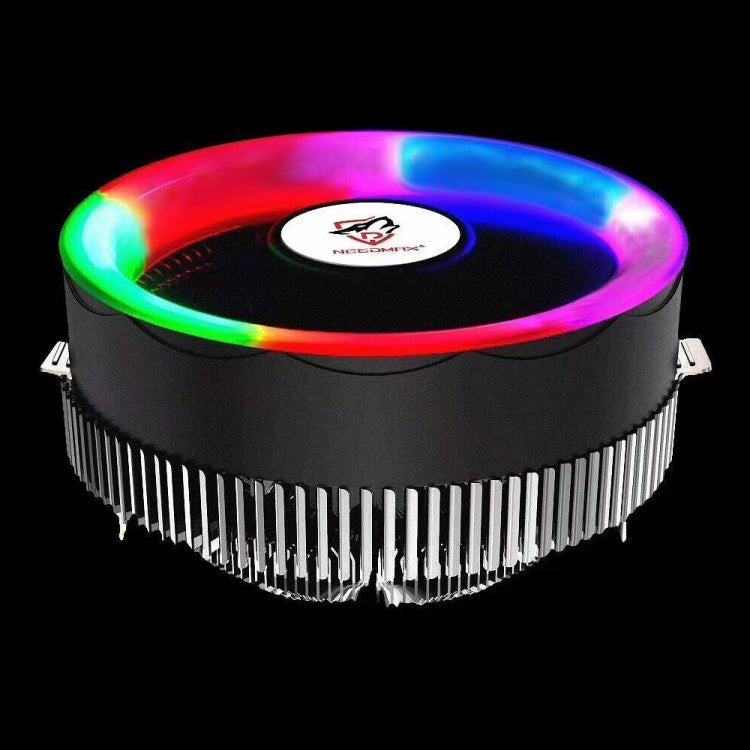 3 Pin Computer Components Chassis Fan Host Silent Cooling Fan with RGB Color Light for Intel: 1775 1366 1150 1151 1155 1156 (AMD: 754 939 AM2 AM2+ AM3 AM3+) - Fan Cooling by PMC Jewellery | Online Shopping South Africa | PMC Jewellery | Buy Now Pay Later Mobicred