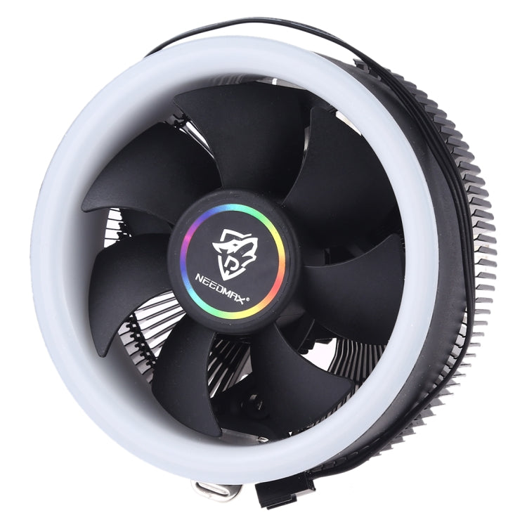 3 Pin Computer Components Chassis Fan Host Silent Cooling Fan with RGB Color Light for Intel: 1775 1366 1150 1151 1155 1156 (AMD: 754 939 AM2 AM2+ AM3 AM3+) - Fan Cooling by PMC Jewellery | Online Shopping South Africa | PMC Jewellery | Buy Now Pay Later Mobicred