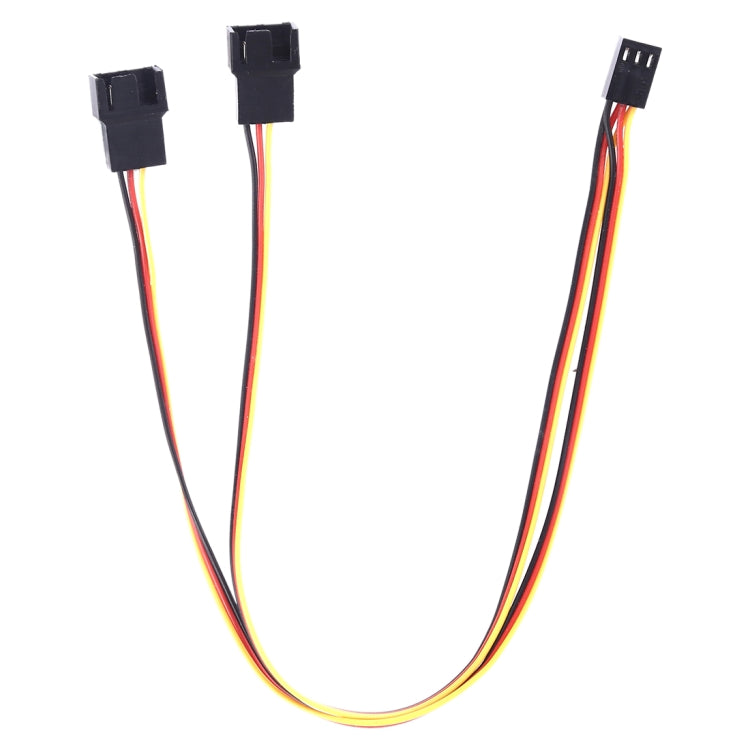 1 to 2 3 Pin Computer Components Chassis Fan Cable, Length: 30cm - Power Cord by PMc TechLife | Online Shopping South Africa | PMc TechLife | Buy Now Pay Later Mobicred