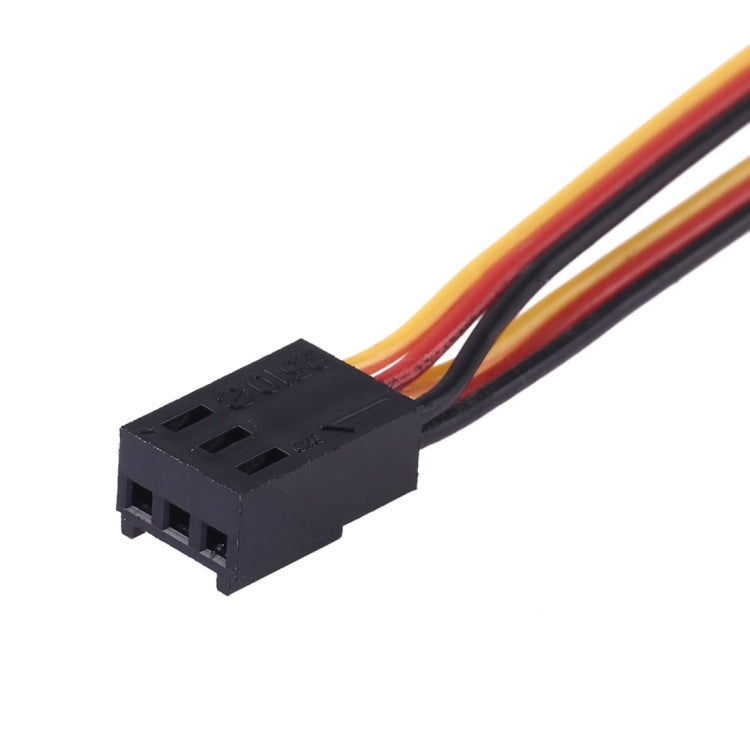 1 to 2 3 Pin Computer Components Chassis Fan Cable, Length: 30cm - Power Cord by PMc TechLife | Online Shopping South Africa | PMc TechLife | Buy Now Pay Later Mobicred