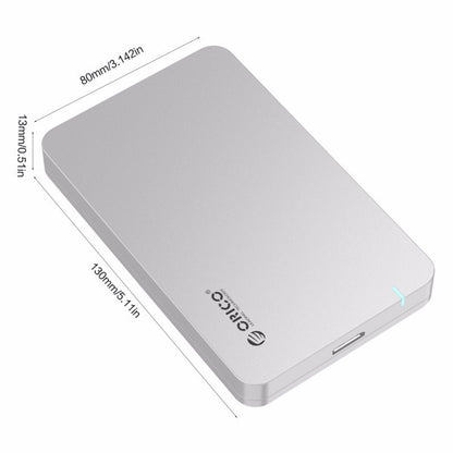 ORICO 2569S3 USB3.0 Micro-B External Hard Disk Box Storage Case for 9.5mm 2.5 inch SATA HDD / SSD(Silver) - HDD Enclosure by ORICO | Online Shopping South Africa | PMC Jewellery | Buy Now Pay Later Mobicred