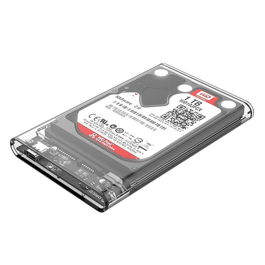 ORICO 2139C3-CR USB3.1 Type C Transparent External Hard Disk Box Storage Case for 9.5mm 2.5 inch SATA HDD / SSD - HDD Enclosure by ORICO | Online Shopping South Africa | PMC Jewellery | Buy Now Pay Later Mobicred