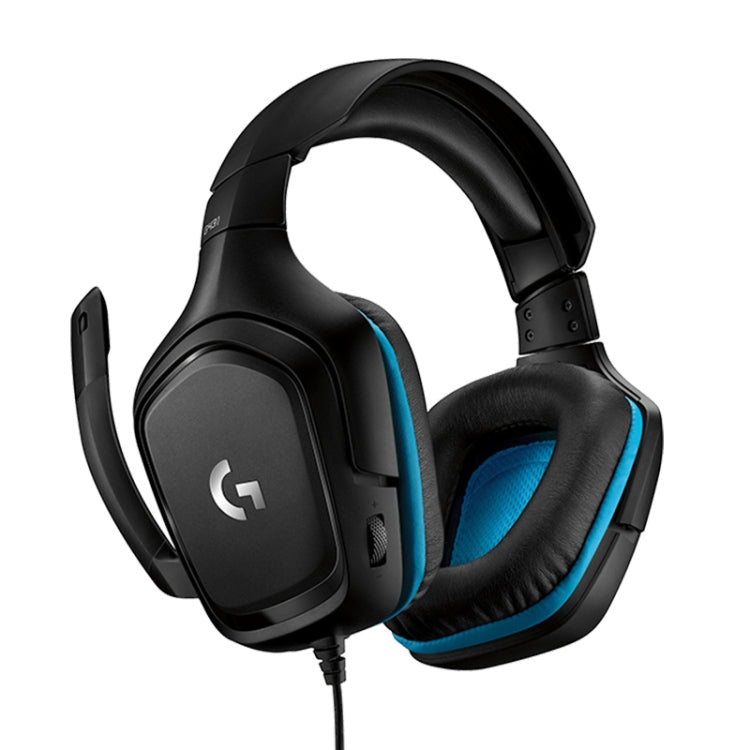 Logitech G431 Dolby 7.1 Surround Sound Stereo Folding Noise Reduction Competition Gaming Headset - Multimedia Headset by Logitech | Online Shopping South Africa | PMC Jewellery | Buy Now Pay Later Mobicred