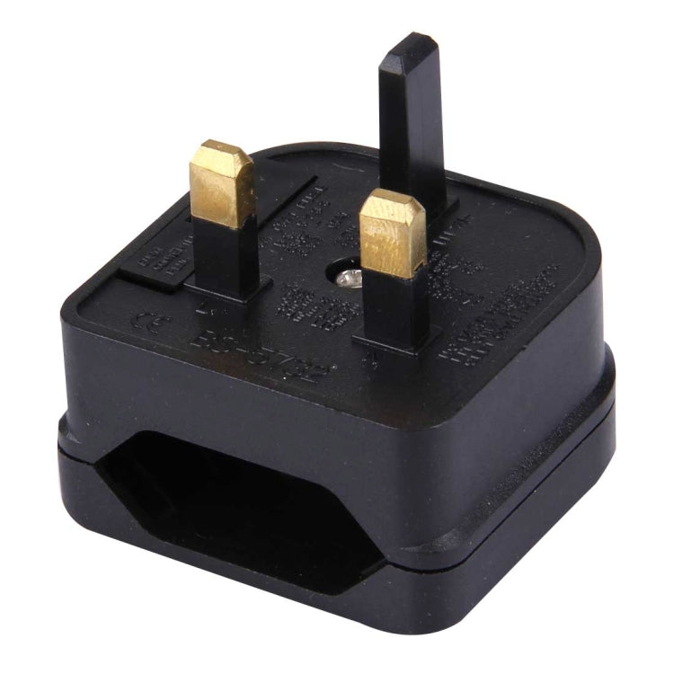 BS-5732 Portable EU Plug to UK Plug Adapter Power Socket Travel Converter with Fuse - Plug Adaptor by PMC Jewellery | Online Shopping South Africa | PMC Jewellery