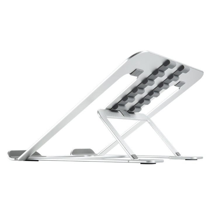 Laptop Height Extender Holder Stand Folding Portable Computer Heat Dissipation Bracket, Size: 22.3x23.5x1.3cm (Silver) - MacBook Holder by PMC Jewellery | Online Shopping South Africa | PMC Jewellery | Buy Now Pay Later Mobicred