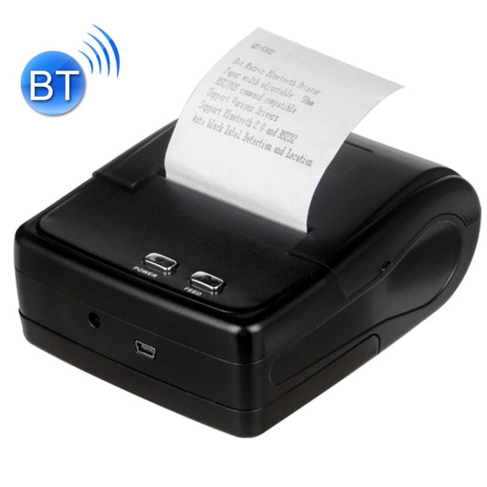 QS-5802 Portable 58mm Bluetooth Receipt 8-pin Matrix Printer(Black) - Printer by PMC Jewellery | Online Shopping South Africa | PMC Jewellery | Buy Now Pay Later Mobicred