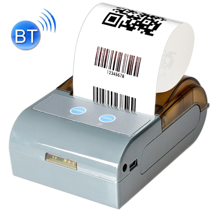 QS-5803 Portable 58mm Bluetooth POS Receipt Thermal Printer(Grey) - Printer by PMC Jewellery | Online Shopping South Africa | PMC Jewellery | Buy Now Pay Later Mobicred