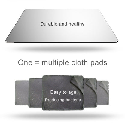 Aluminum Alloy Double-sided Non-slip Mat Desk Mouse Pad, Size : M(Silver) - Mouse Pads by PMC Jewellery | Online Shopping South Africa | PMC Jewellery | Buy Now Pay Later Mobicred