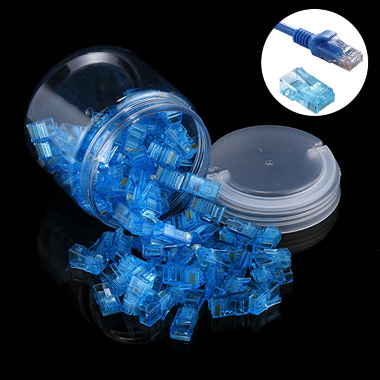 100 PCS Anpwoo Amp01 RJ45 Connector Modular Plug(Blue) - Lan Cable and Tools by PMC TechLife | Online Shopping South Africa | PMC TechLife | Buy Now Pay Later Mobicred