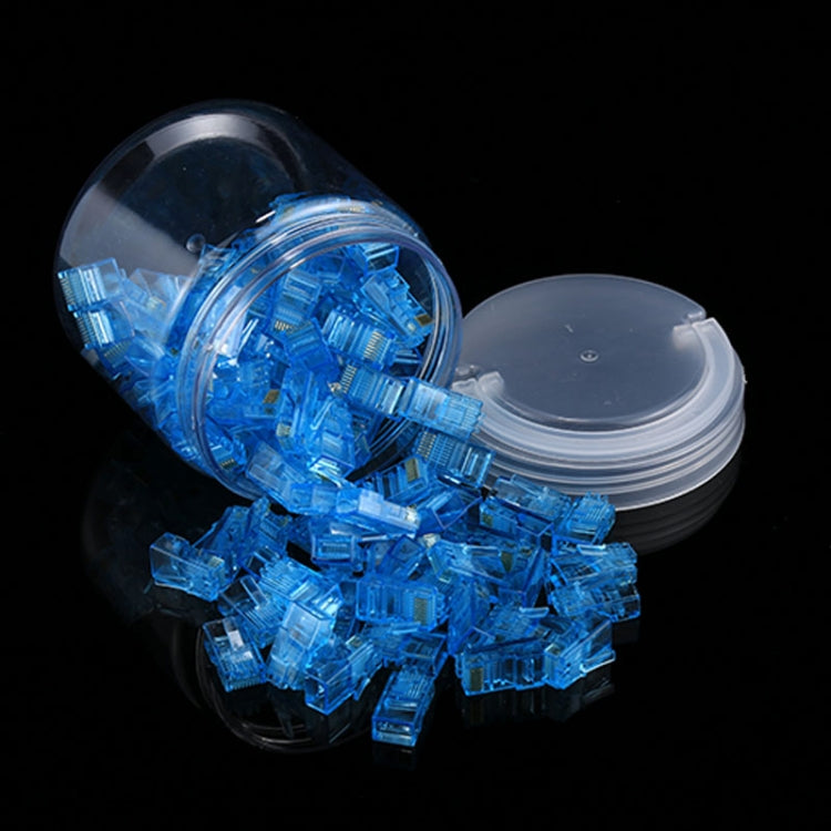 100 PCS Anpwoo Amp01 RJ45 Connector Modular Plug(Blue) - Lan Cable and Tools by PMC TechLife | Online Shopping South Africa | PMC TechLife | Buy Now Pay Later Mobicred