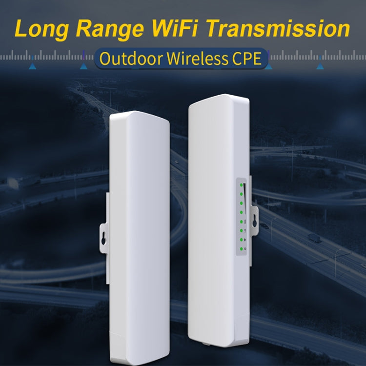 COMFAST CF-E312A Qualcomm AR9344 5.8GHz 300Mbps/s Outdoor ABS Wireless Network Bridge with POE Adapter - free shipping - PMC TechLife - Order now!