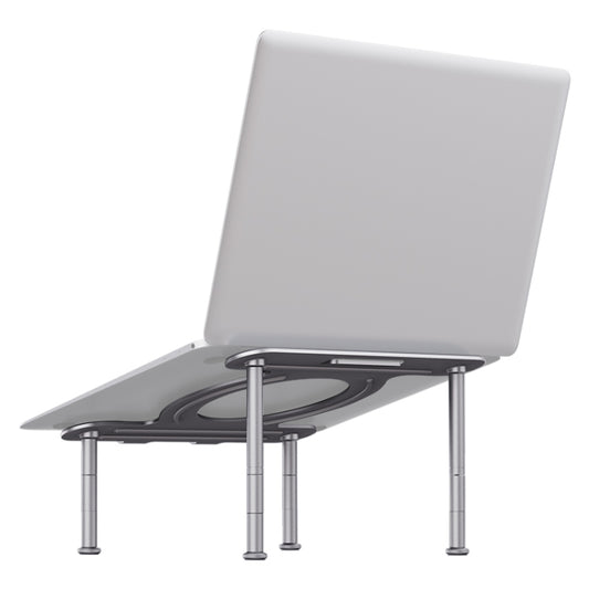 R-JUST BJ03 Universal Detachable Bench Shape Aluminum Alloy Angle Adjustable Laptop Stand - MacBook Holder by R-JUST | Online Shopping South Africa | PMC Jewellery | Buy Now Pay Later Mobicred