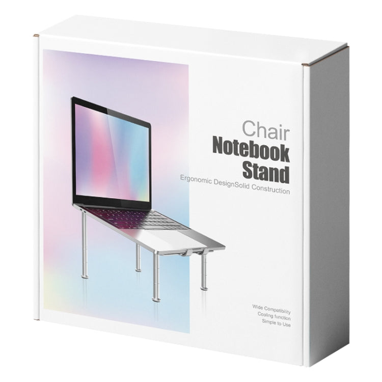 R-JUST BJ03 Universal Detachable Bench Shape Aluminum Alloy Angle Adjustable Laptop Stand - MacBook Holder by R-JUST | Online Shopping South Africa | PMC Jewellery | Buy Now Pay Later Mobicred