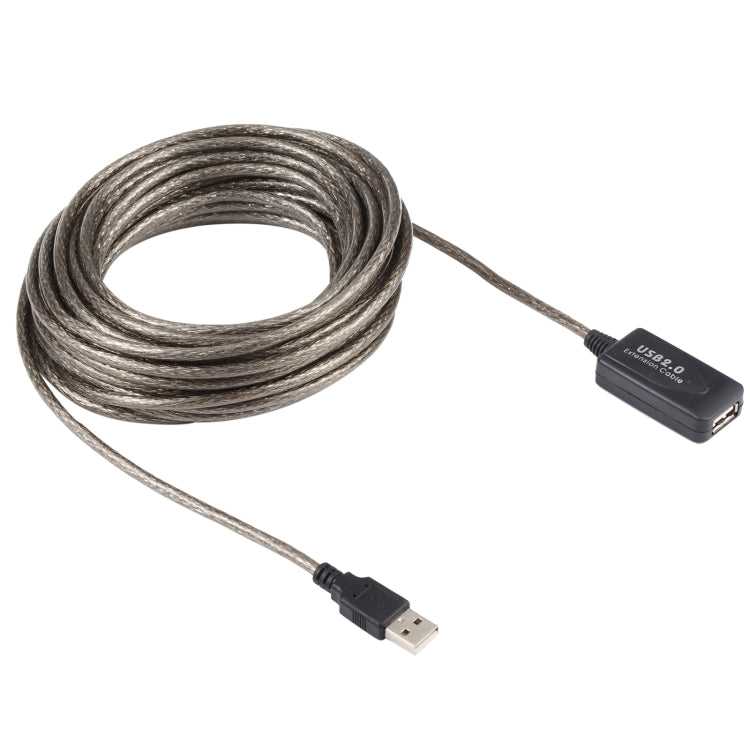 USB 2.0 Active Extension Cable, Length: 15m - USB Cable by PMC TechLife | Online Shopping South Africa | PMC TechLife | Buy Now Pay Later Mobicred