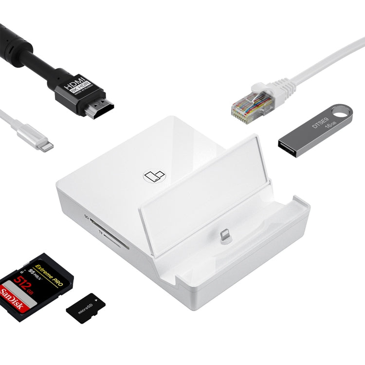 THT-020-1 Multi-functional HD Display Screen Converter with Network Card Function & Charging Base - free shipping - PMC TechLife - Order now!