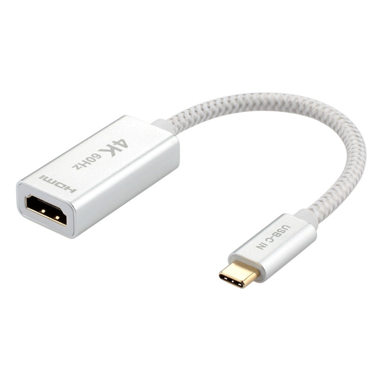 USB 3.1 Type-C Male to HDMI Female Video Adapter Cable, Length: 20cm - Cable & Adapters by PMC Jewellery | Online Shopping South Africa | PMC Jewellery | Buy Now Pay Later Mobicred