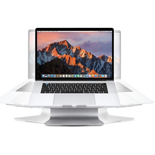 SOPI ZJ-001 Rotation Style Aluminum Cooling Stand with Cool Fan for Laptop, Suitable for Mac Air, Mac Pro,  iPad, and Other Laptops (Silver) - Laptop Stand by PMC Jewellery | Online Shopping South Africa | PMC Jewellery | Buy Now Pay Later Mobicred