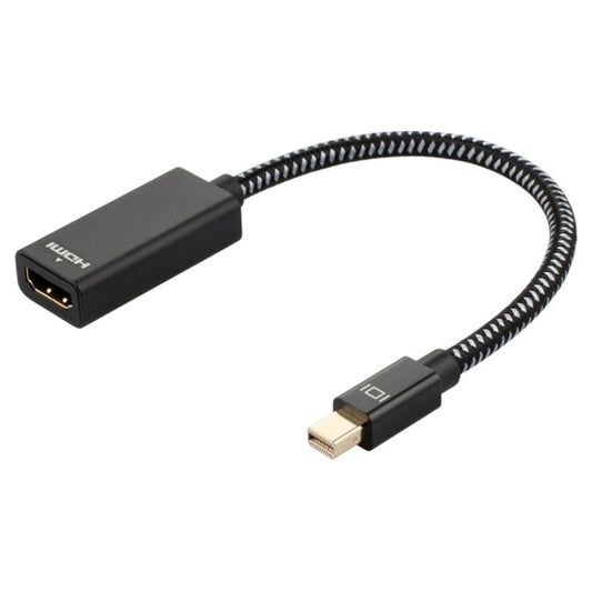 Mini DP to 1080P HD HDMI PP Yarn Woven Net Adapter Cable (Black) -  by PMC Jewellery | Online Shopping South Africa | PMC Jewellery | Buy Now Pay Later Mobicred