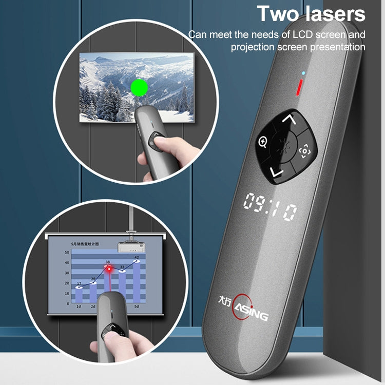 ASiNG A8 32GB Green Laser PPT Page Turning Pen Wireless Presenter -  by ASiNG | Online Shopping South Africa | PMC Jewellery | Buy Now Pay Later Mobicred