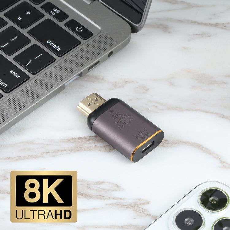 8K 60Hz USB-C / Type-C Female to HDMI Male Adapter - Adapter by PMC Jewellery | Online Shopping South Africa | PMC Jewellery | Buy Now Pay Later Mobicred