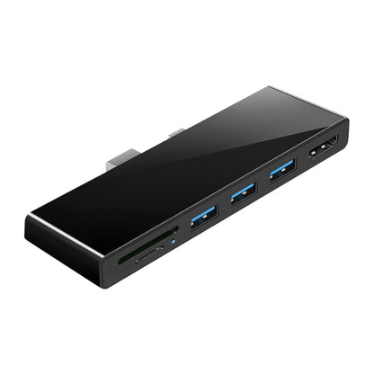 Rocketek SH768 6 in 1 USB 3.0 / HDMI / SD / TF HUB Adapter for Surface Pro 5 / 6 - USB 3.0 HUB by ROCKETEK | Online Shopping South Africa | PMC Jewellery | Buy Now Pay Later Mobicred