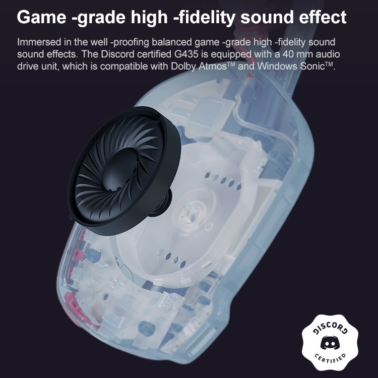 Logitech G435 Wireless Bluetooth Dual Mode Gaming Headset (White) - free shipping - PMC Jewellery - Order now!
