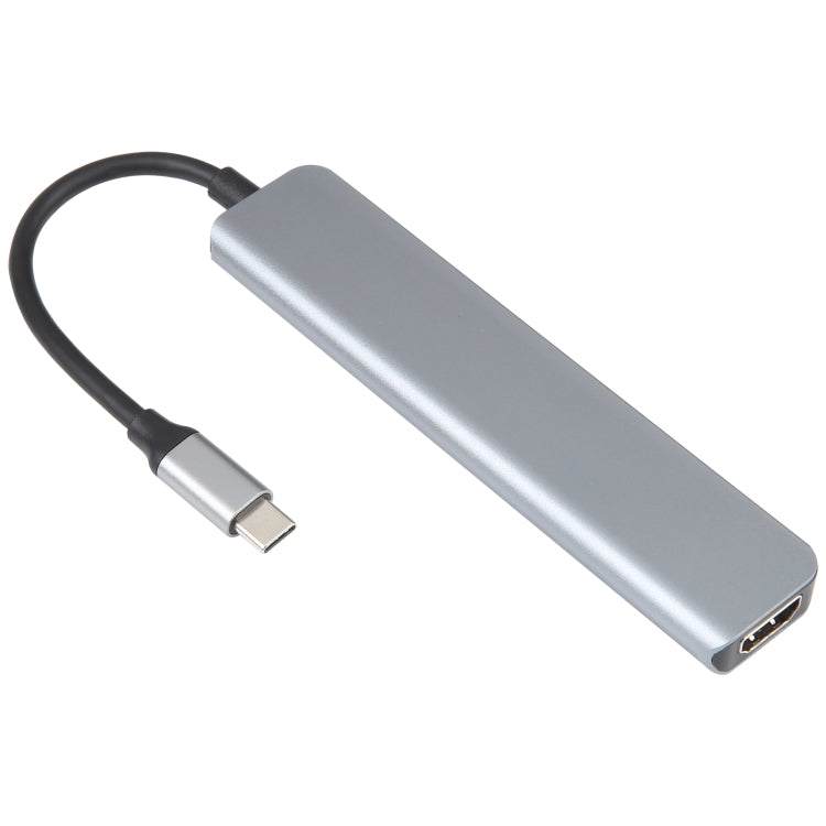 7 in 1 USB-C / Type-C to USB Docking Station HUB Adapter - USB HUB by PMC Jewellery | Online Shopping South Africa | PMC Jewellery | Buy Now Pay Later Mobicred