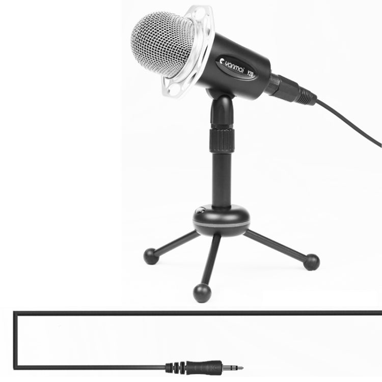 Yanmai Y20 Professional Game Condenser Microphone  with Tripod Holder, Cable Length: 1.8m, Compatible with PC and Mac for  Live Broadcast Show, KTV, etc.(Black) - Microphone by Yanmai | Online Shopping South Africa | PMC TechLife | Buy Now Pay Later Mobicred