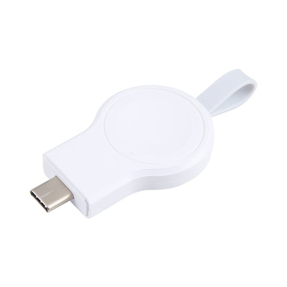 For Apple Watch Series 2W USB-C / Type-C Port Portable Magnetic Charger (White) - Charger / Holder by PMC Jewellery | Online Shopping South Africa | PMC Jewellery | Buy Now Pay Later Mobicred