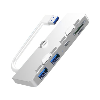 Rocketek HC413 Type-C + USB3.0 x 2 + SD / TF Card Reader HUB Adapter - USB 3.0 HUB by ROCKETEK | Online Shopping South Africa | PMC Jewellery | Buy Now Pay Later Mobicred