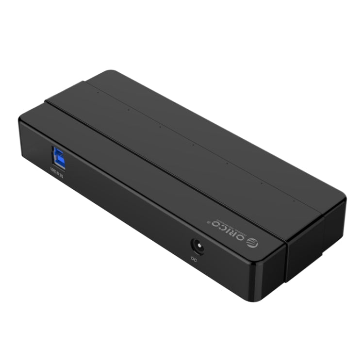 ORICO H7928-U3 ABS Material Desktop 7 Ports USB 3.0 HUB with 1m Cable(Black) - USB 3.0 HUB by ORICO | Online Shopping South Africa | PMC Jewellery | Buy Now Pay Later Mobicred