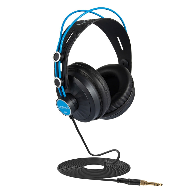 Yanmai D68 Recording Monitor Headphone (Black Blue) - Multimedia Headset by Yanmai | Online Shopping South Africa | PMC Jewellery | Buy Now Pay Later Mobicred